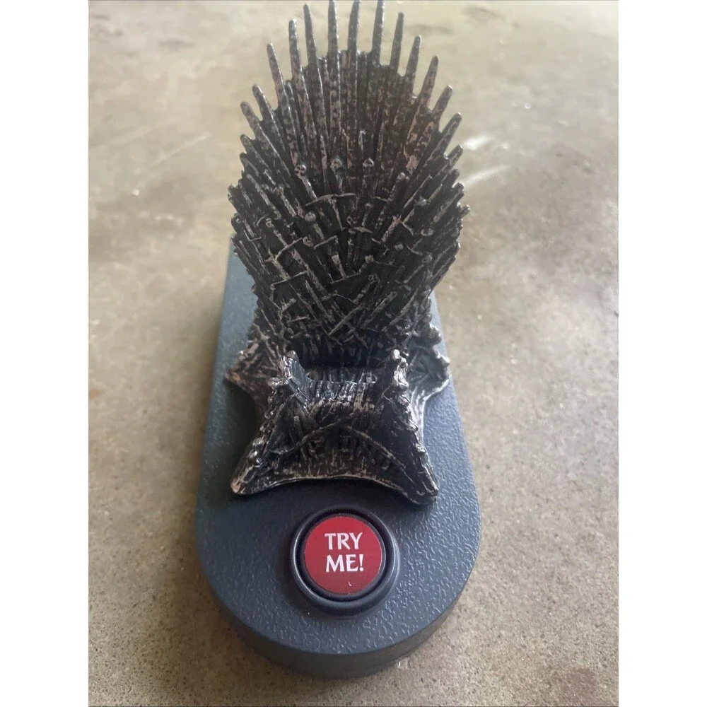 Monopoly Game of Thrones Replacement Iron Throne Musical Card Holder Stand Works